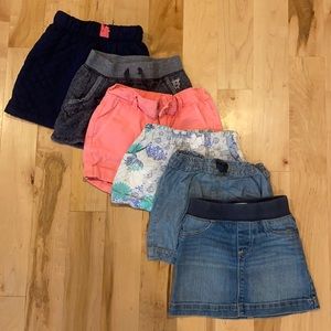 Girls skirt/short bundle